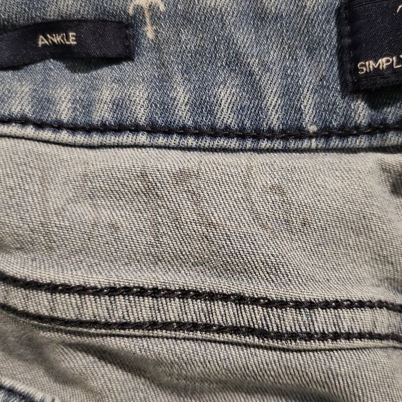 Talbots Ankle Anchor Print Jeans Size 16P Petite - Picture 3 of 6
